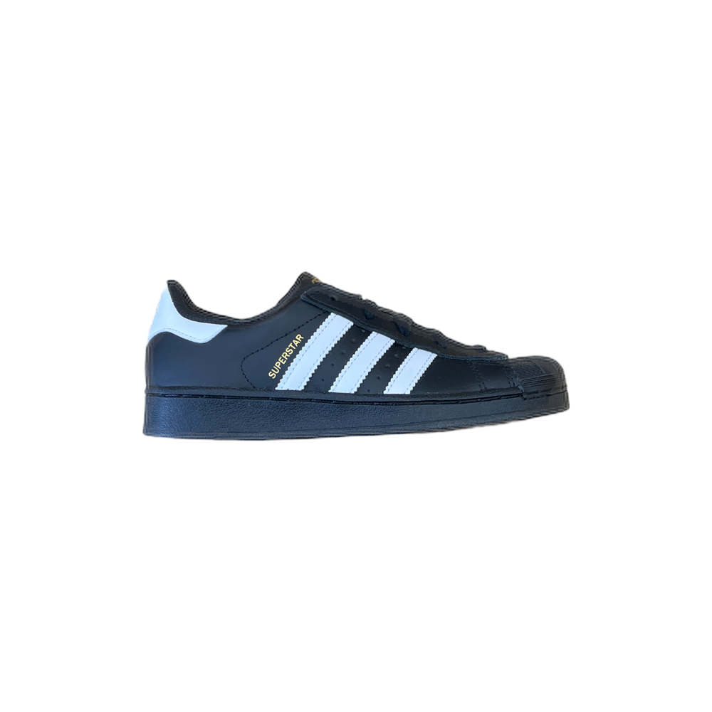 adidas SUPERSTAR C - KIDS - BA8379 - BLACK/ WHITE (RETAIL $55)