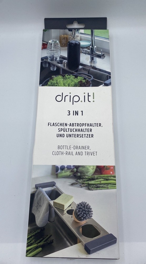 Kitchen Multifunctional Stainless Steel Drainer Organizer Trivet Adjustable New