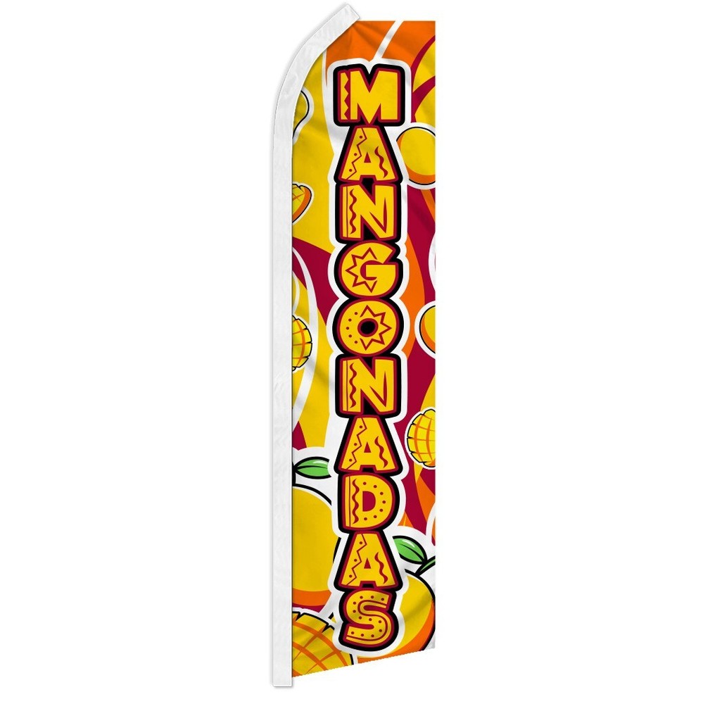 Mangonadas Concession Stand Advertising Swooper Feather Flag – Vibrant Drink Promotion for Events and Food Trucks