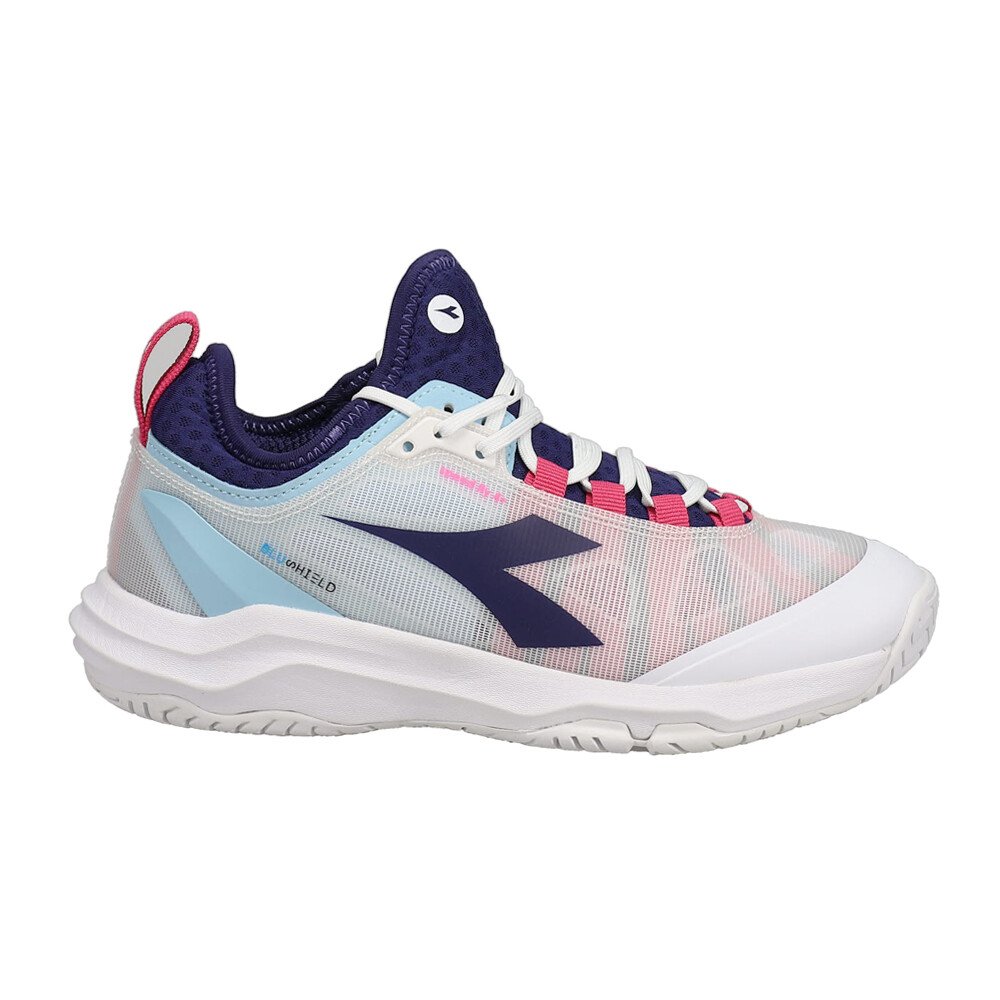 Diadora Speed Blushield Fly 4 Plus Ag Womens White Tennis Shoes