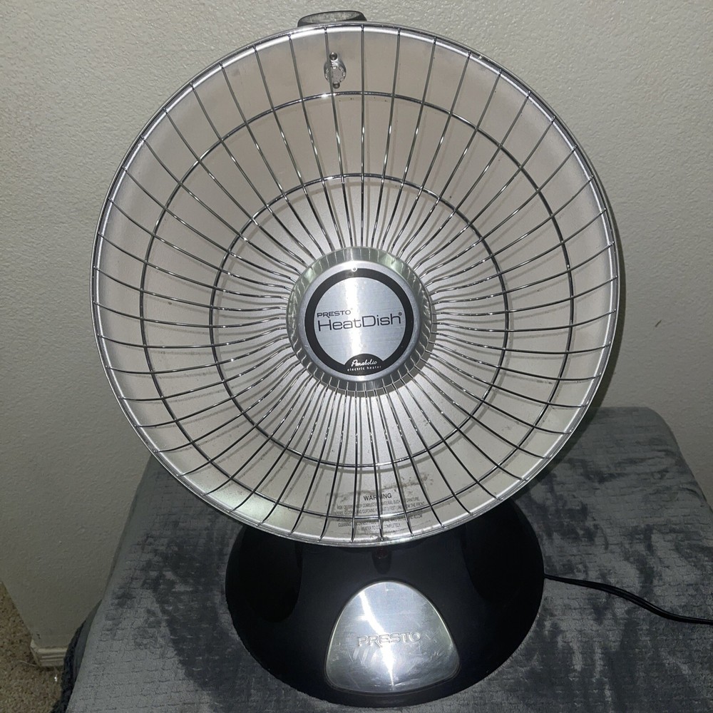 Presto Heat Dish Plus Parabolic Electric Heater 07917