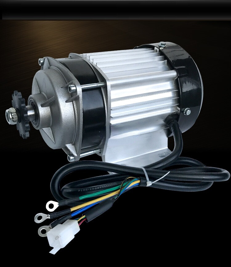 48V 500W brushless DC motor for electric tricycles with permanent magnet deceleration