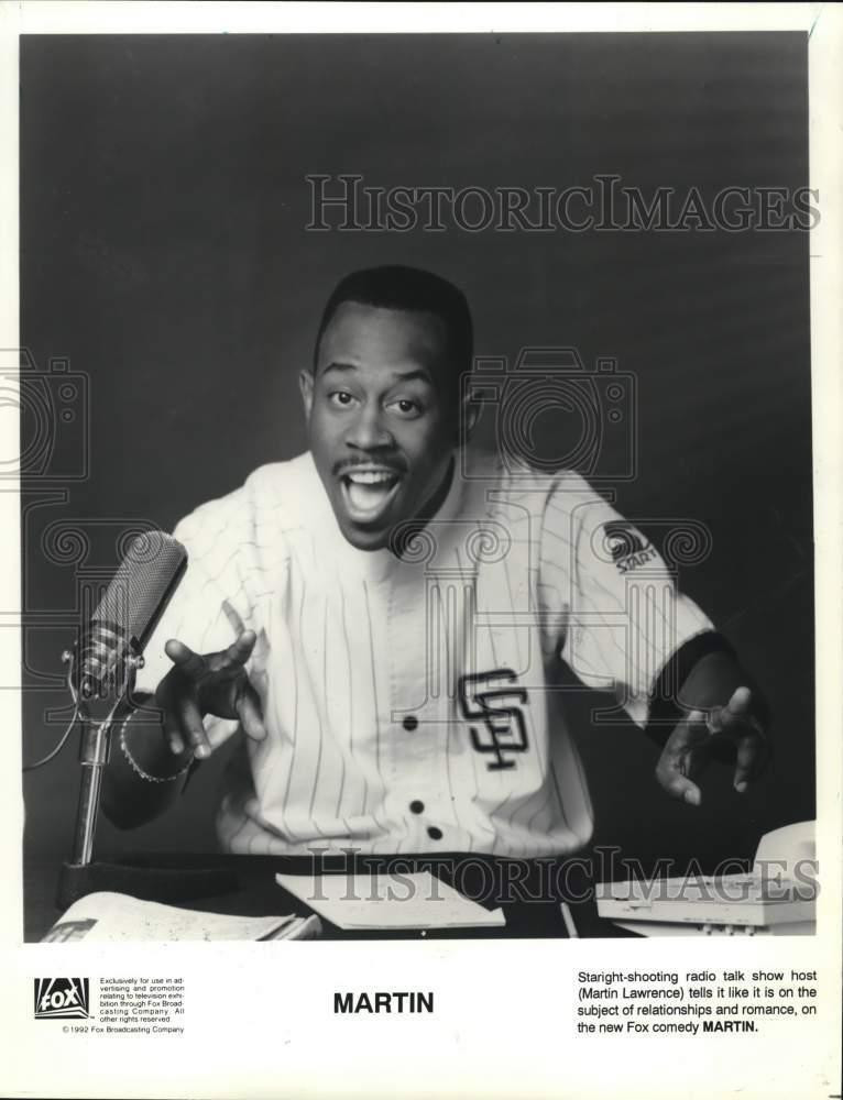 1992 Press Photo Comedian Martin Lawrence stars in 