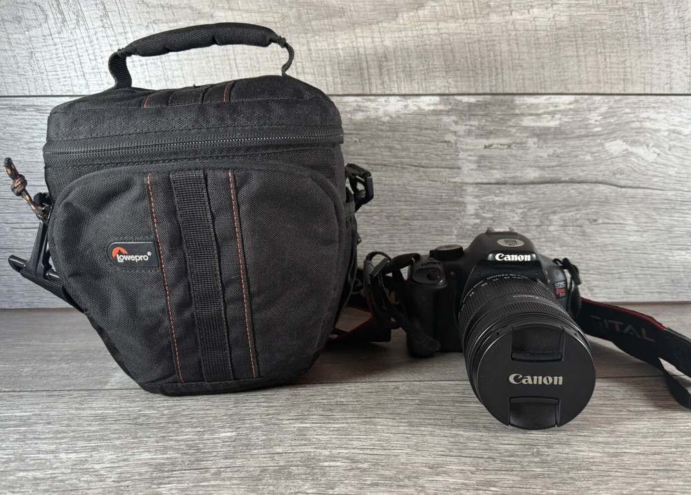 Canon EOS Rebel T2i DSLR Camera & Canon EF-S 18-135mm 1:3.5-5.6 IS Lens Case