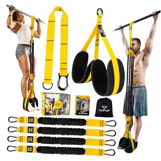 Pull Up Assistance Bands, Heavy-Duty Pull Up Resistance Bands of Yellow