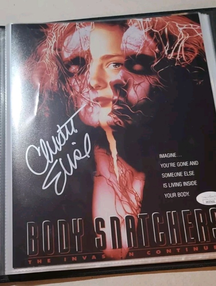 Christine Elise Signed 8x10 Photo - Body Snatchers - JSA COA