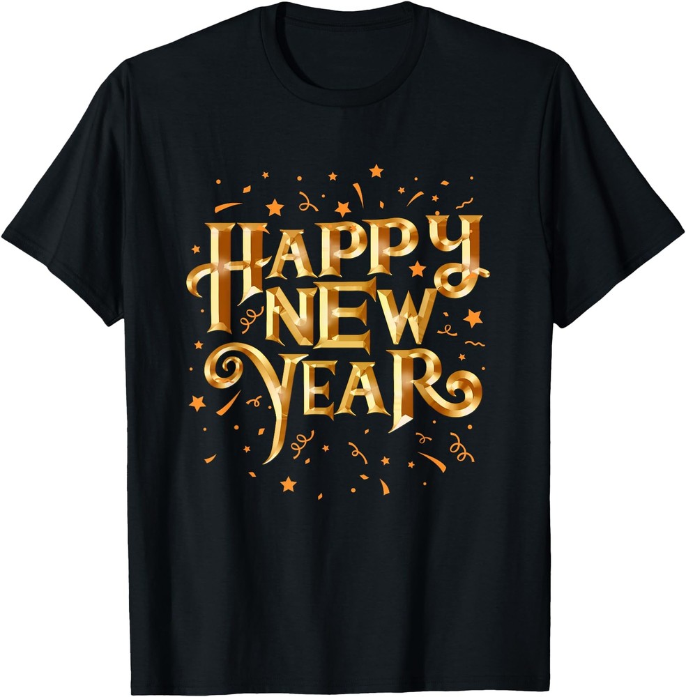 Happy New Year T Shirt Men