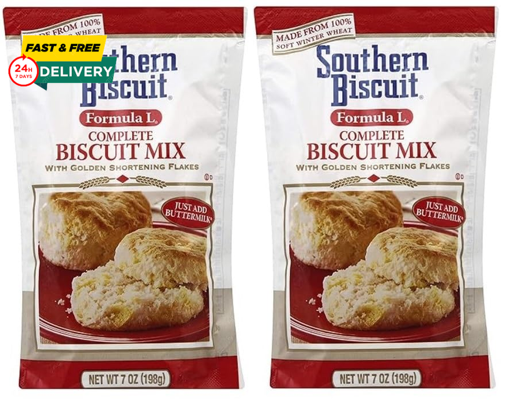 2 Pack of Southern Biscuit Formula L Biscuit Mix, 7 Ounce