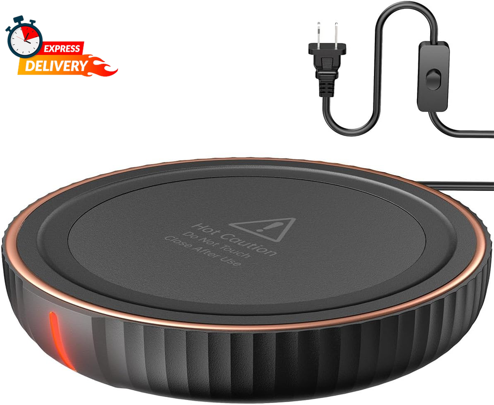 Housegem Large Candle Warmer Plate - Ideal Desk Cup Warmer for Coffee & Beverages  