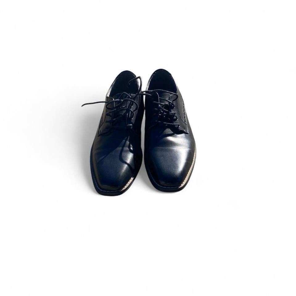 Vintage Black Leather Lace-up Oxford Shoes Steve Madden Mens Size 9