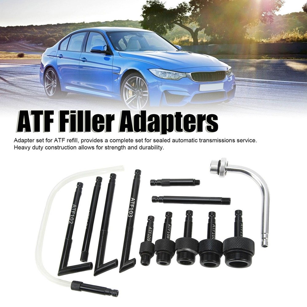 ATF Gearbox Filling Adapter Kit 13-Piece Carbon Steel Transmission Oil Pump Tool Set