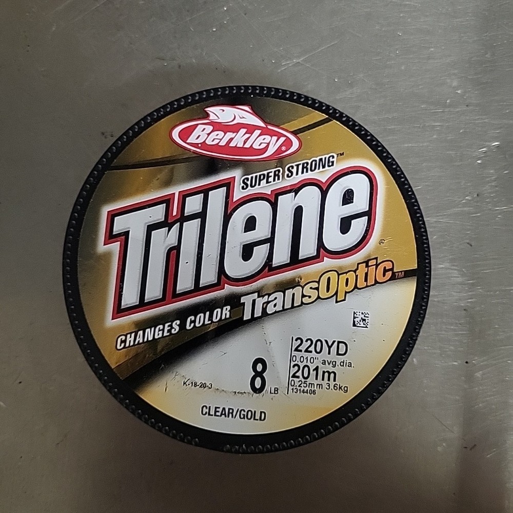 Berkley Trilene Transoptic 8LB 220YD Color Changing Monofilament Fishing Line