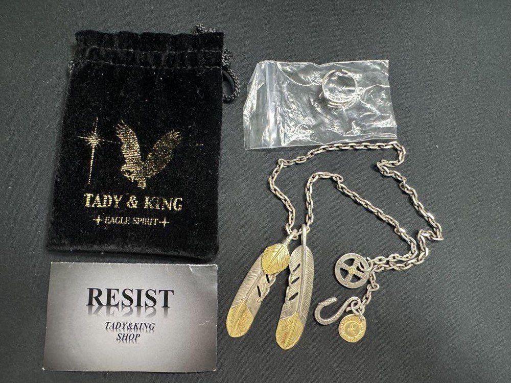 Tady&king Custom Set w/Drawstring Bag Customizable Ring Native American JAPAN JP