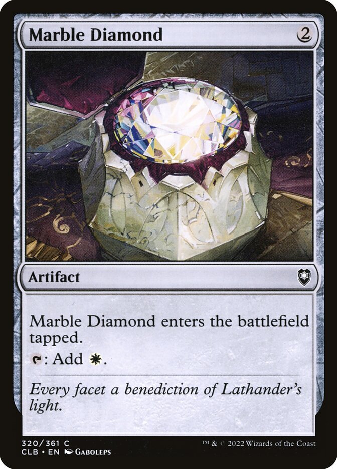 Marble Diamond 320 Battle for Baldur’s Gate CLB MTG Magic Card