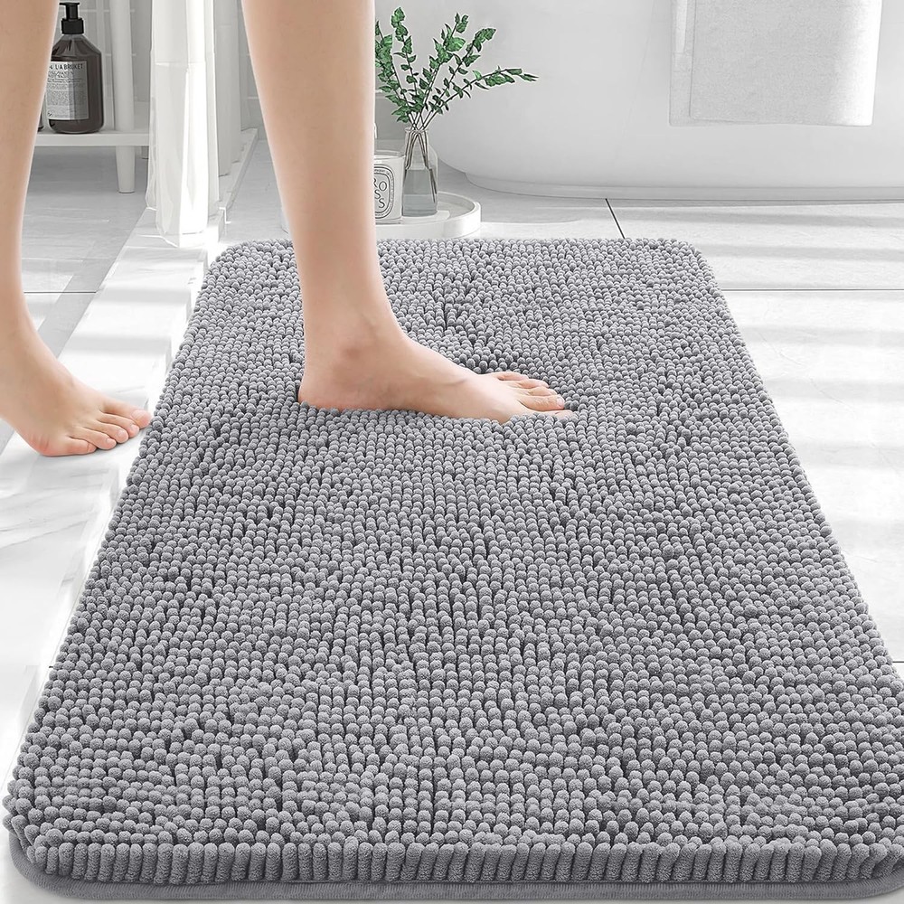 OLANLY Bathroom Rugs 30x20, Extra Soft Absorbent Chenille 30