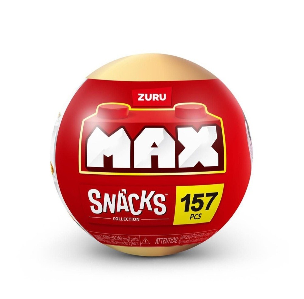 MAX Premium Snacks Building Bricks Collection by ZURU, Mini Accessory, Big Ball