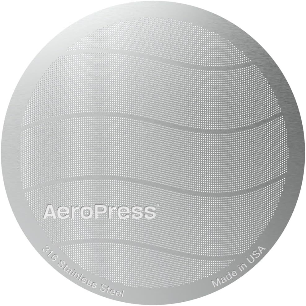 AeroPress Stainless Steel Reusable Filter - Metal Coffee for Standard