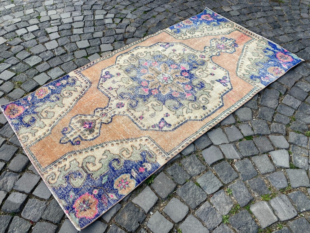 Turkish area rug,Handmade rug,Vintage rug,Bohemian rug,Carpet 3,4 x 6,6 ft
