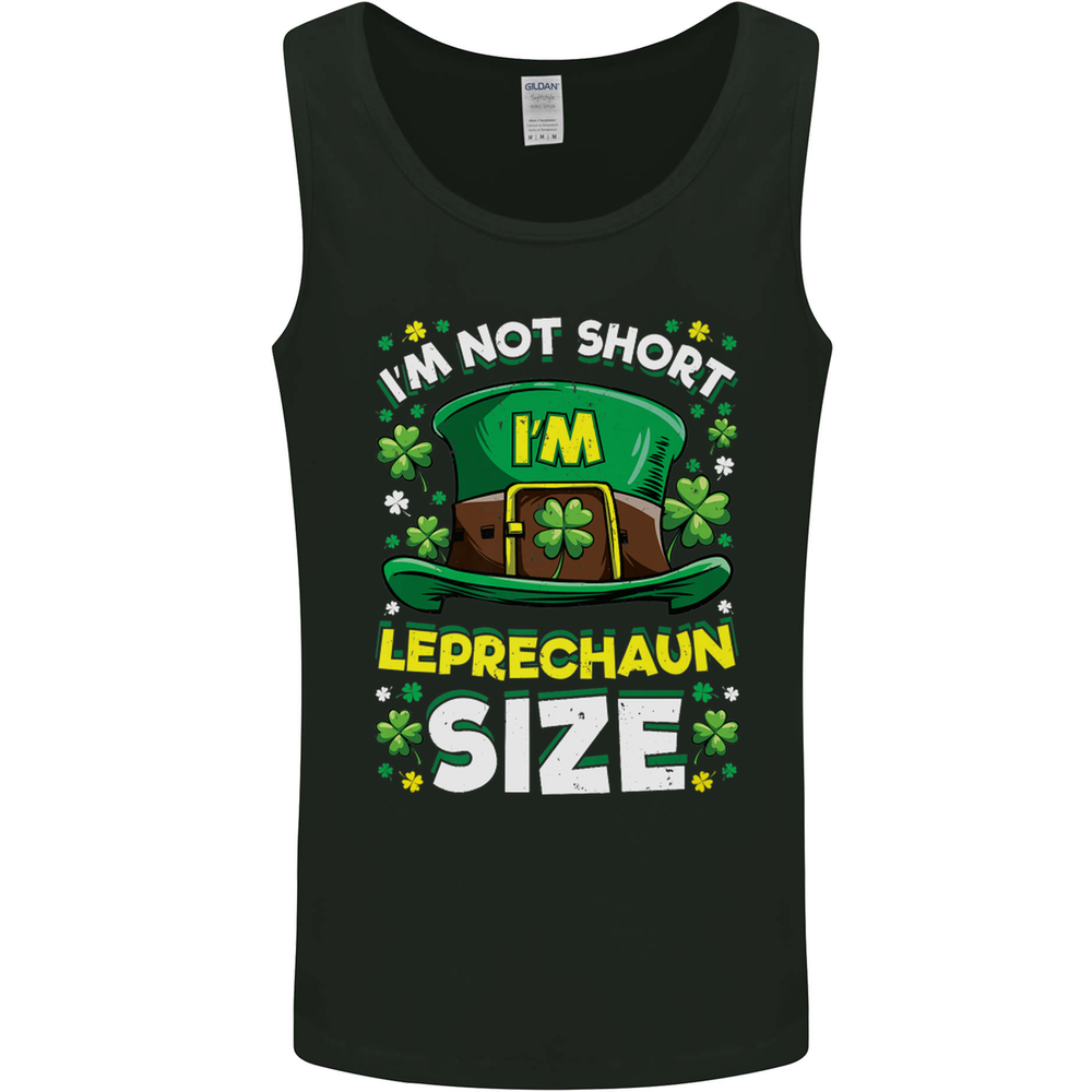 St Patricks Day Im Leprechaun Sized Funny Mens Vest Tank Top