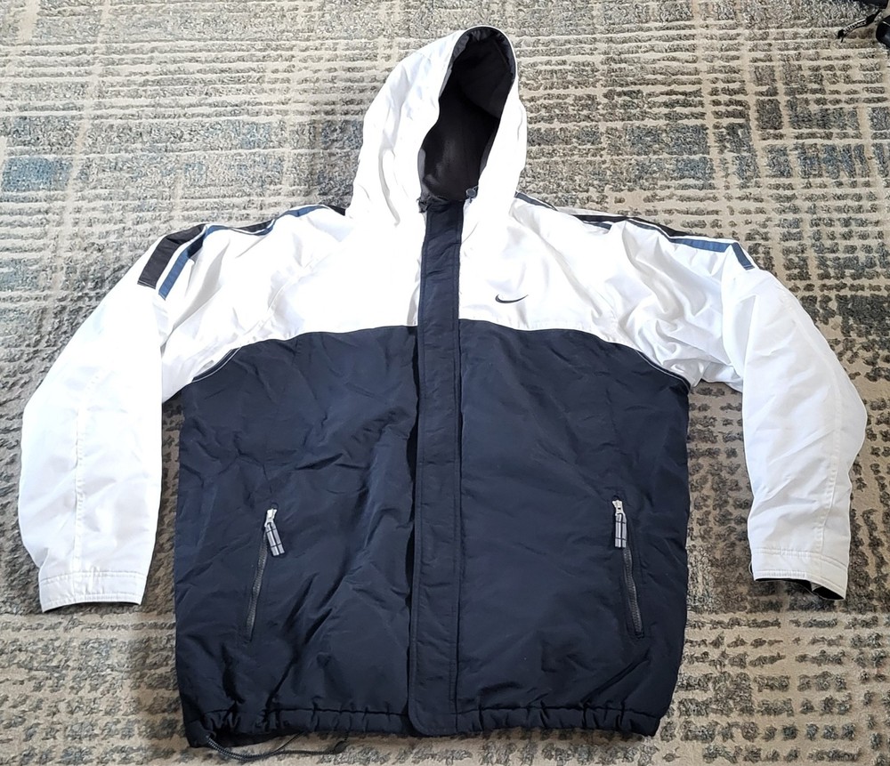 Vintage Y2K Nike Mens Winter Jacket, Size XXL