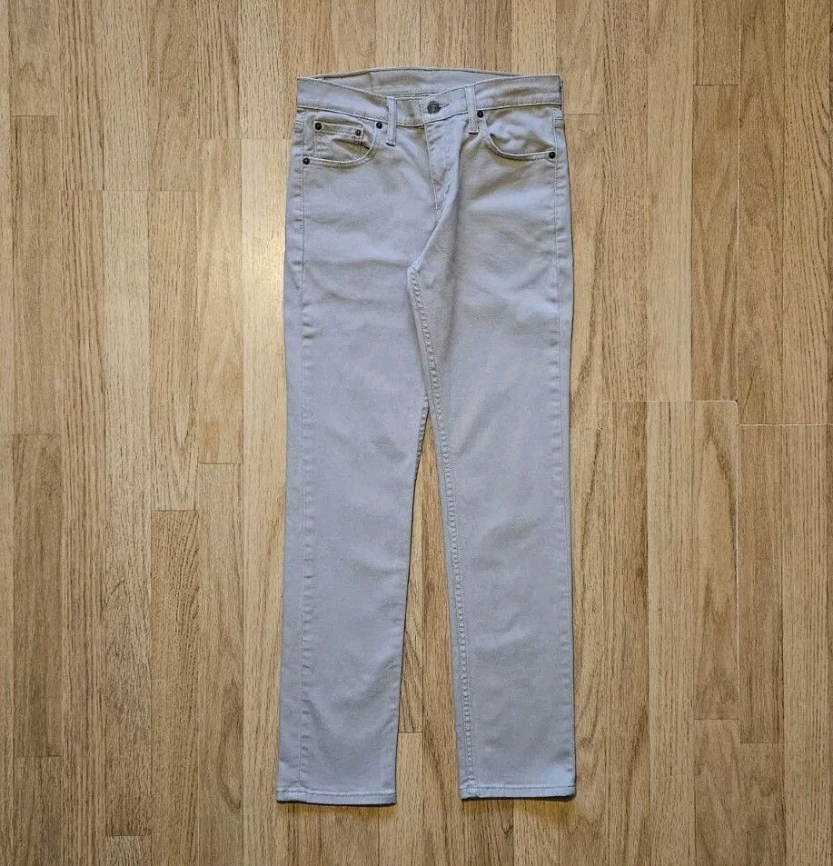 Levi's 511 Beige Slim Jeans Men's Waist 30 Leg 32