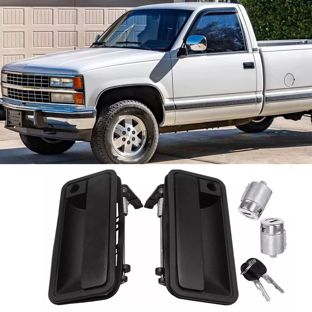 1992-1993 Chevy Blazer Front Exterior Door Handle with Lock Cylinder