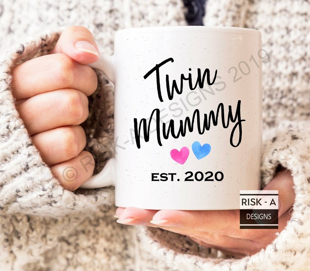 Twin Mummy Birthday Gift Mum Gift Twin Mummy Est 2020 Mug New Mummy Gift Mummy