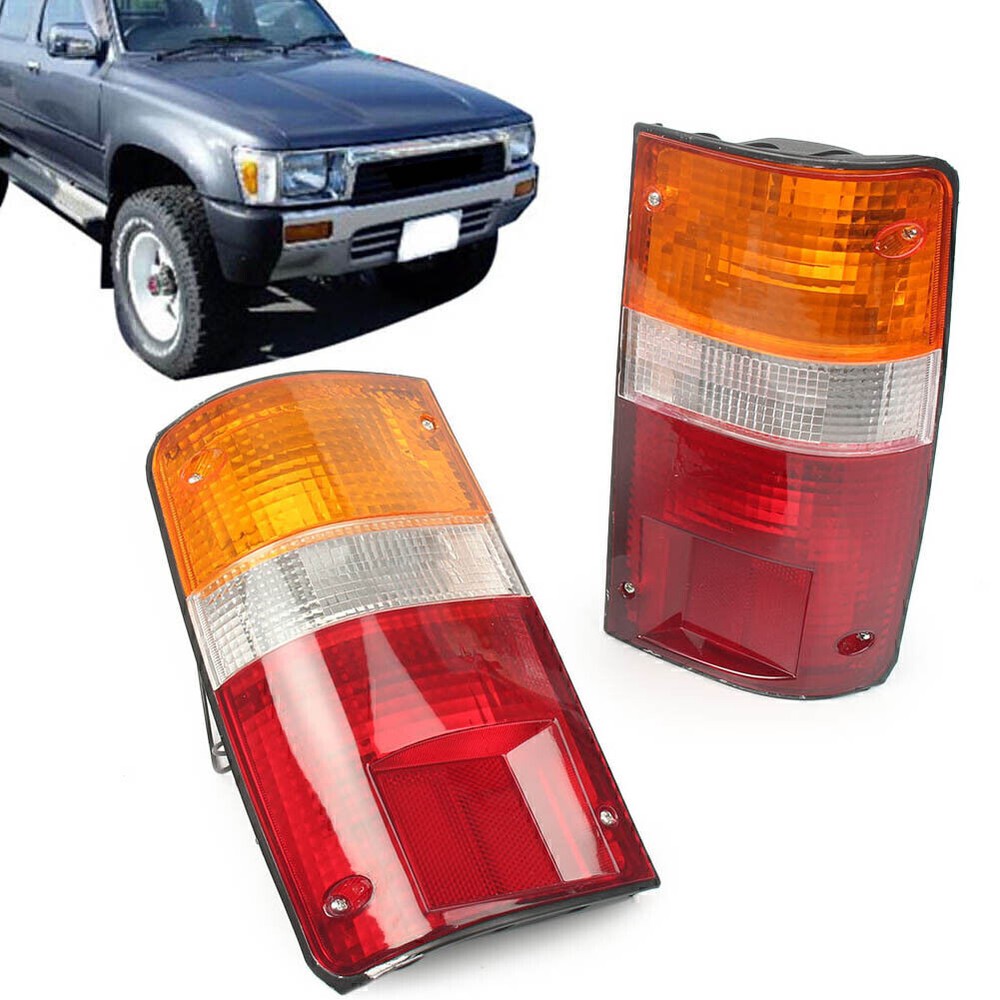 Pair For Toyota Hilux Pickup 1989-1995 Tail Lights Brake Lamp Blinker Car Trunk