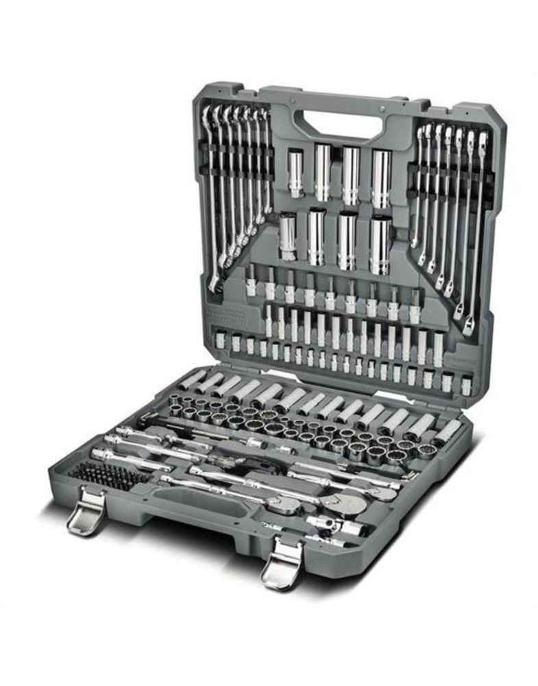 NEW INGERSOLL-RAND 752022 SAE/Metric 205 Piece Master Mechanics Tool Set ~ Fr.Sh