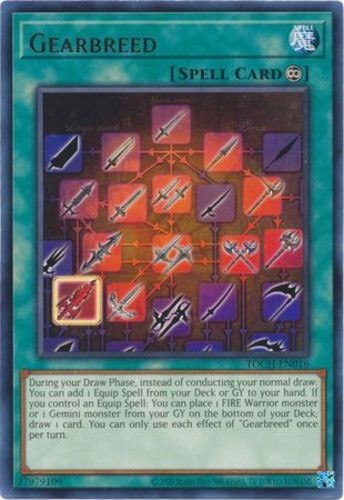 Gearbreed - TOCH-EN016 - Rare - Unlimited Edition - Near Mint