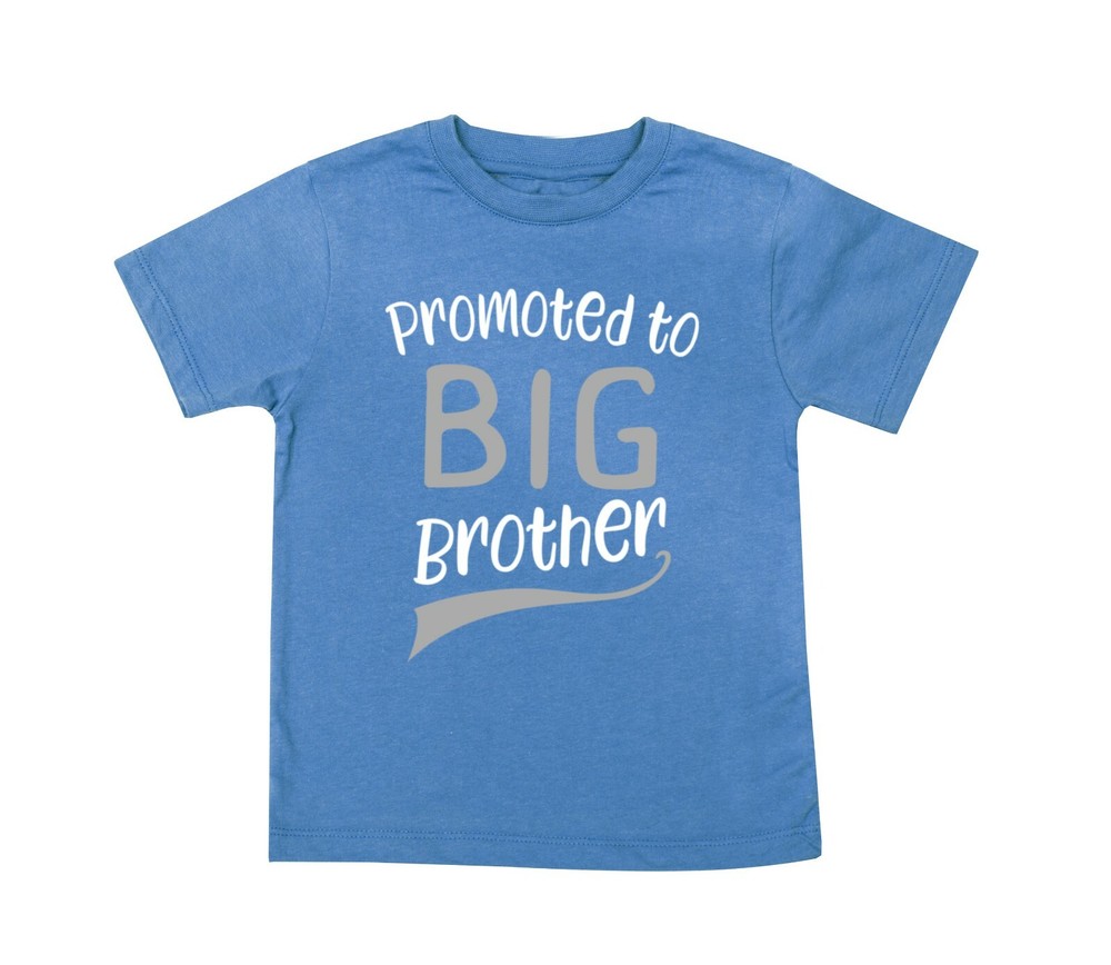 Promoted to Big Brother T-shirt Gender Reveal Sibling Announcement T Shirt Tee