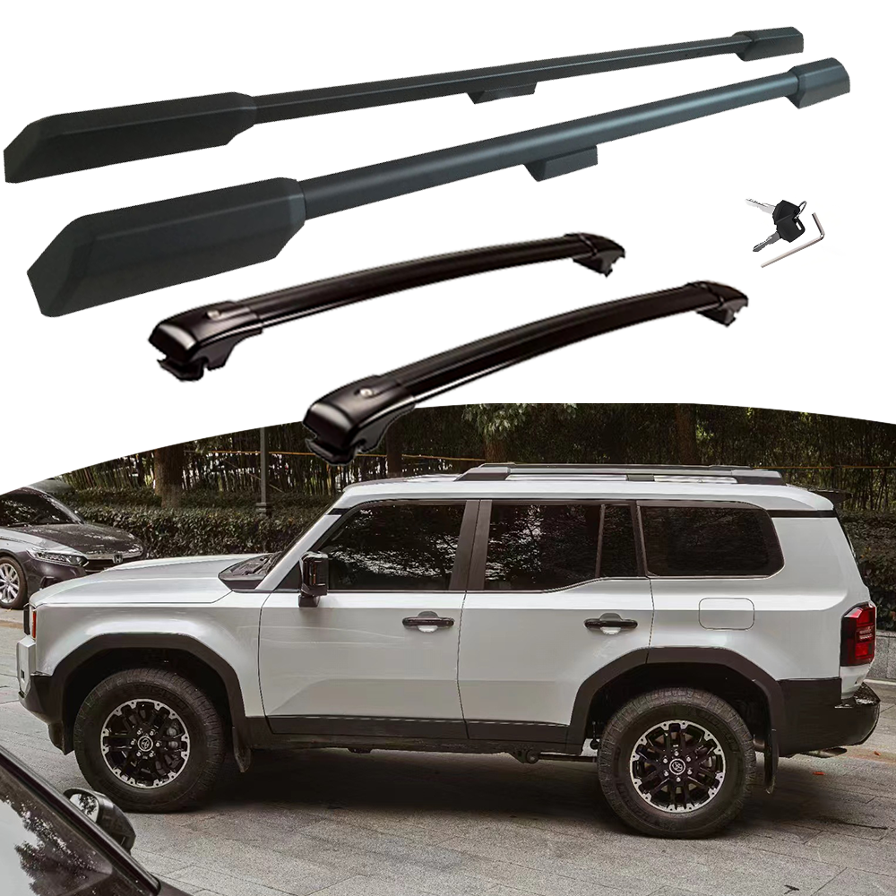 4PCS Roof Set Fit for Land Cruiser Prado LC250 J250 2024-2026 Rail Rack Crossbar