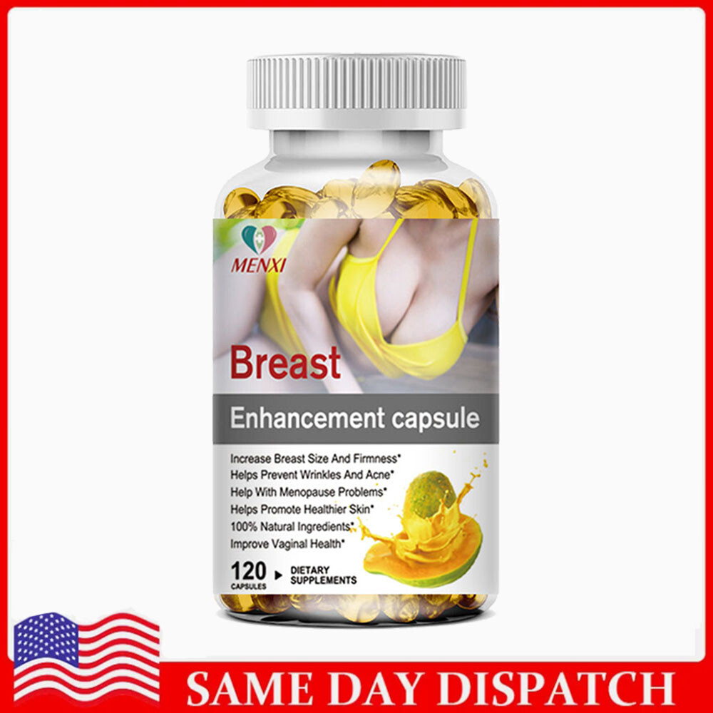 All-Natural Breast Growth Pills for Bigger Breasts, 120 Capsules