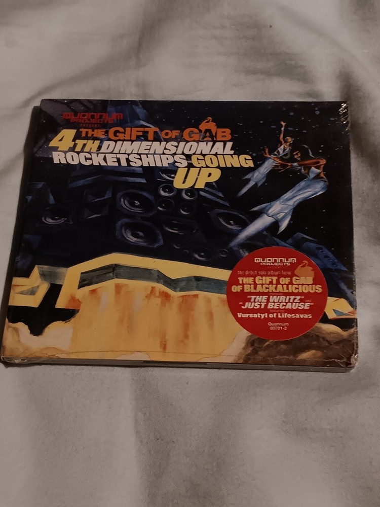 Gift of Gab Fourth Dimensional Rocketships Going Up (CD) Cult HTF Sealed D 92