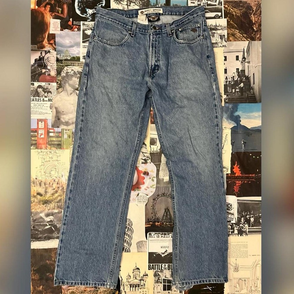 Y2k harley davidson slim jeans