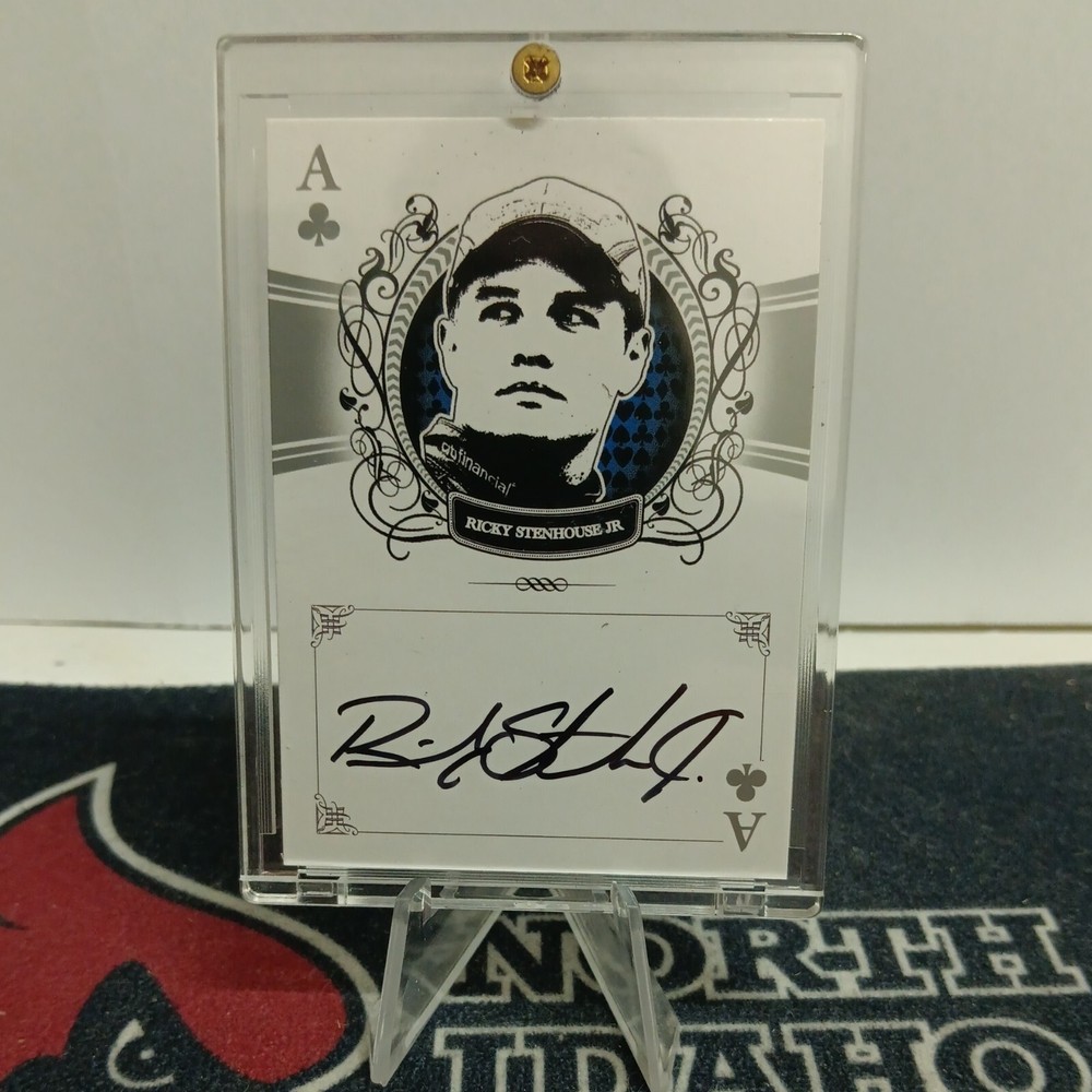 2009 Wheels Racing Main Event Mark Autograph On-Card * RICKY STENHOUSE JR