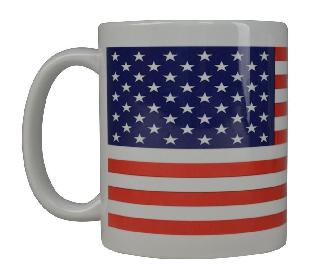 Rogue River Tactical Best Coffee Mug USA Old Glory Flag American Patriot Nove...