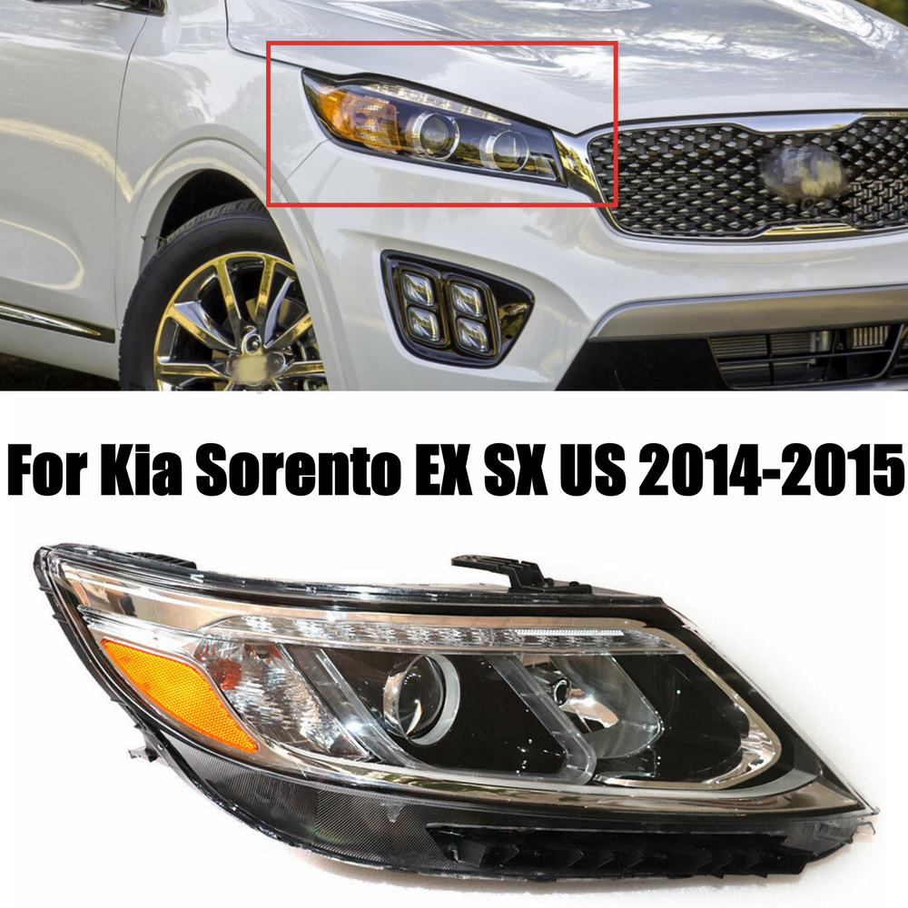 For 2014-2015 Kia Sorento RH Passenger Side DRL Headlight Headlamp Halogen  1X??