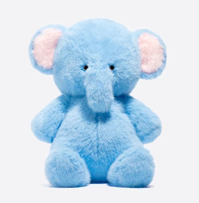Blue Elephant 8 Inch Stuffed Animal Plush Toys Toddler Doll Kids Gifts