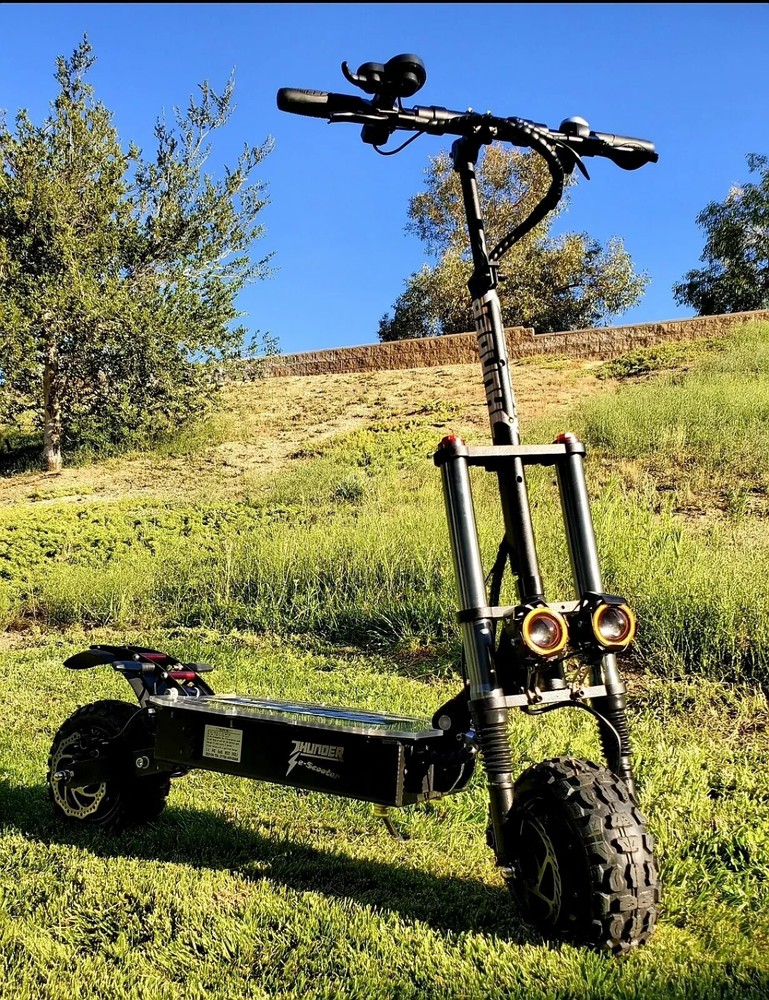 Electric Scooter for adult Dual motor 5600w 60v Off Road, FAST speed Foldable