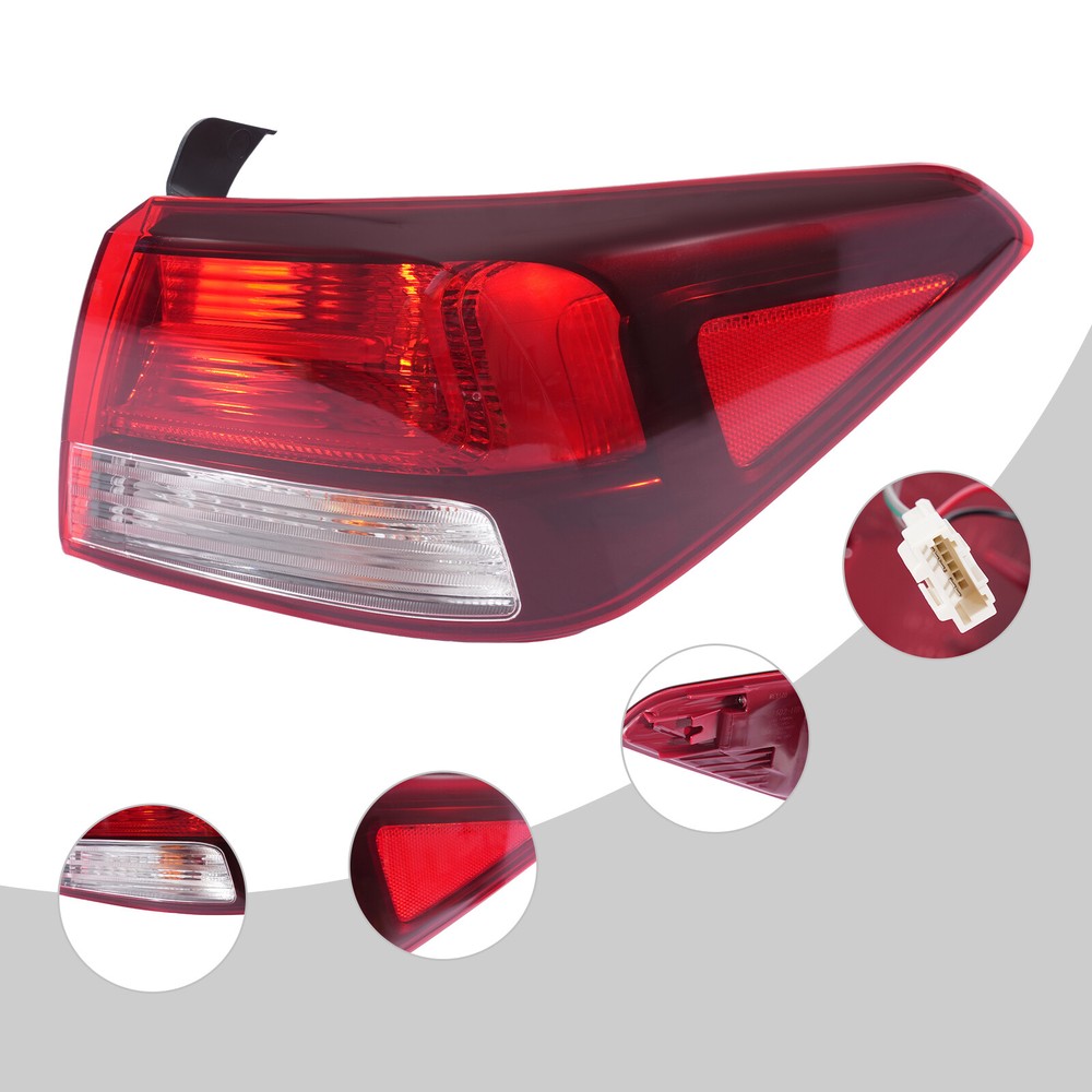 For 2018-2023 Kia Rio Rear Tail Light Halogen Outer Brake Lamp Right Passenge RH