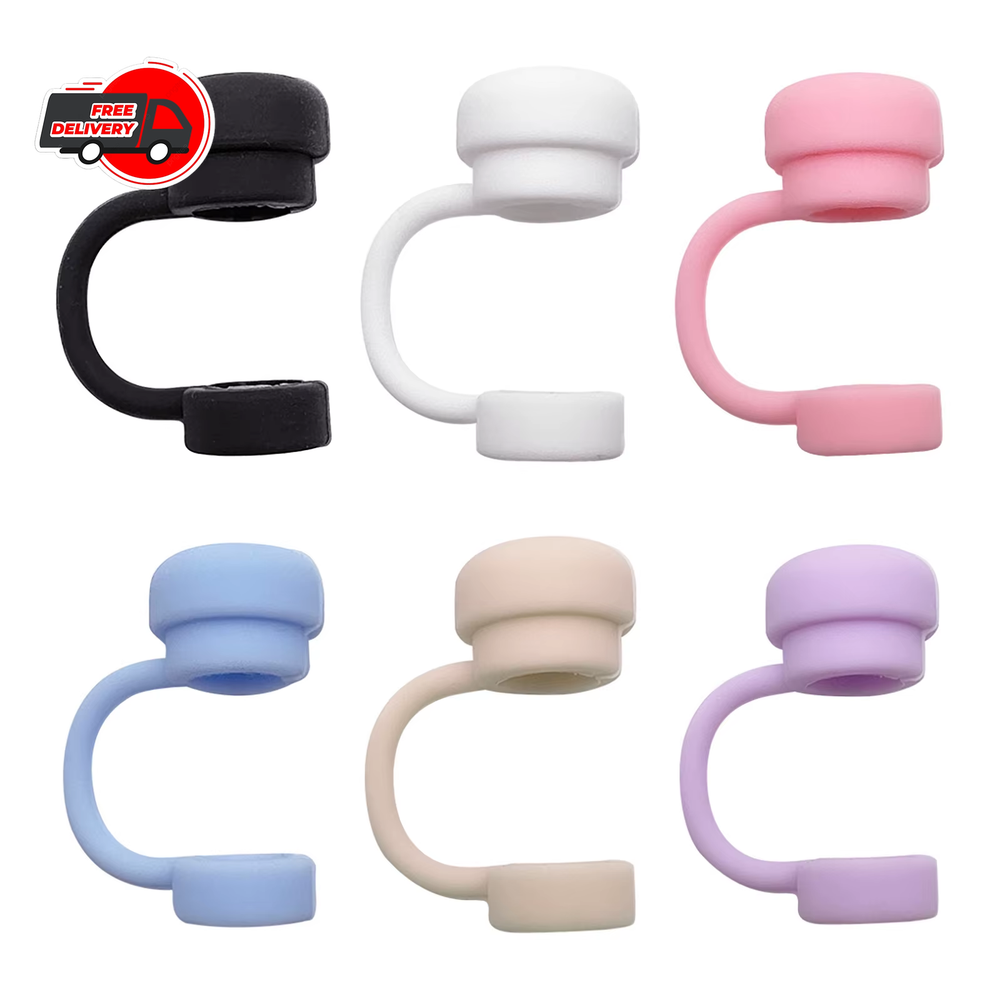 2025 Silicone Straw Covers Cap For Stanley Cup Reusable Leakproof Dustproof Lid