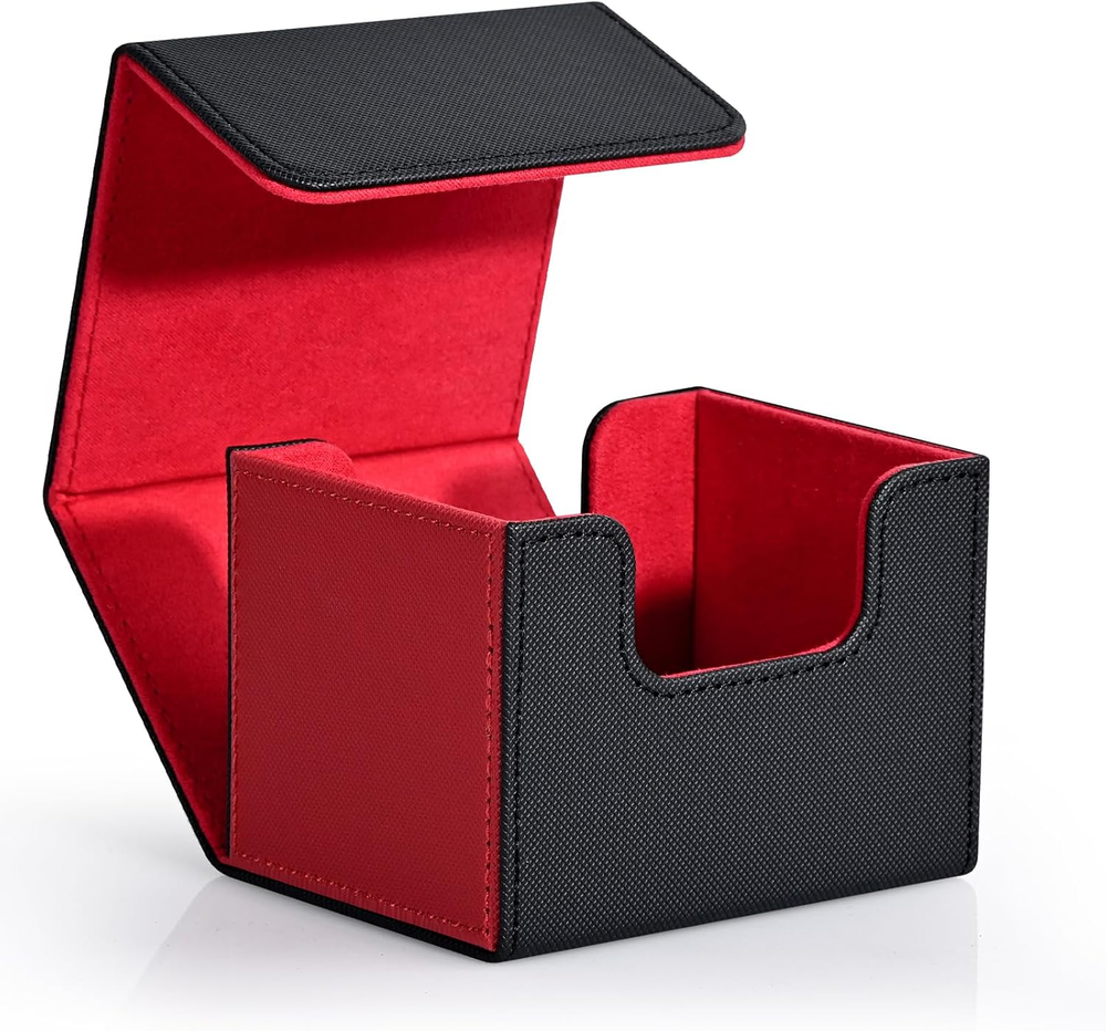 Card Deck Box for Trading Cards, MTG Commander Deck Box Holds 120+ Single Sleeve