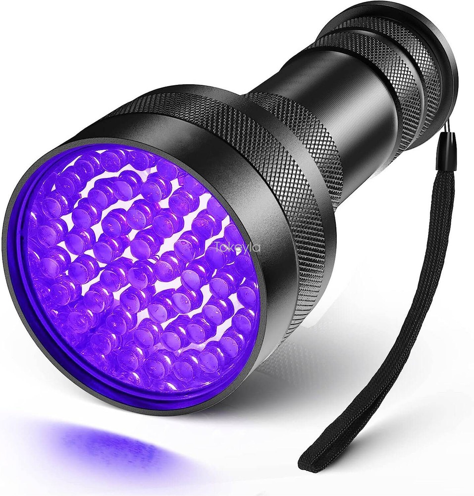 51 LED UV Flashlight Ultraviolet Tactical Blacklight 395 Inspection Torch Lamp