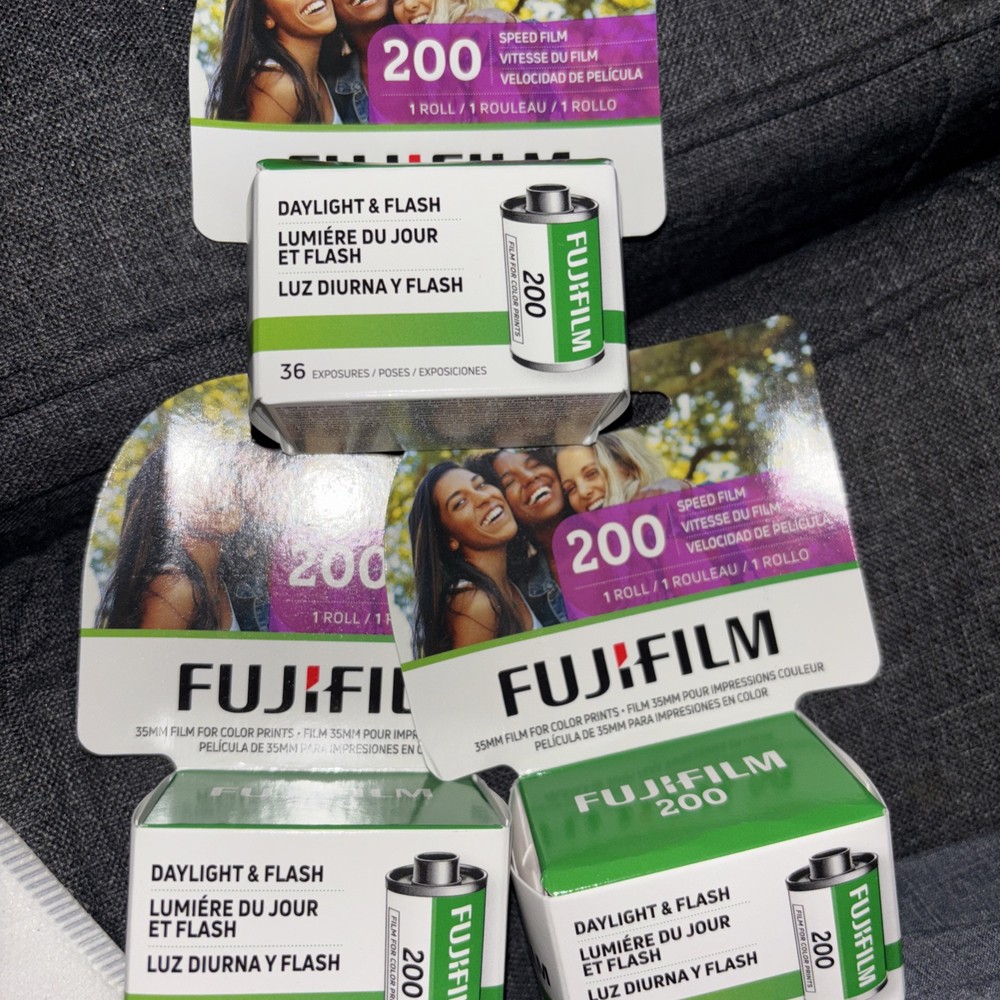 3 Rolls Fujicolor CA 200 35mm 36 Exp Color Film Fresh 2025