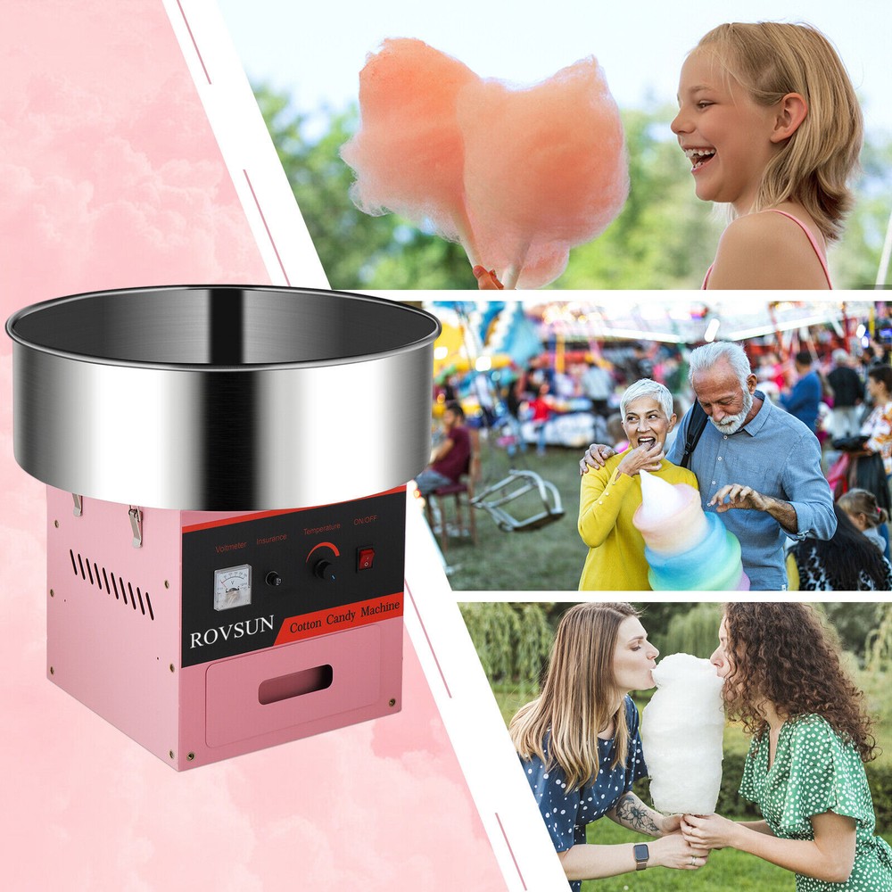 New Commercial 950W Cotton Candy Machine Perfect for Family Party, Kids Birthday
