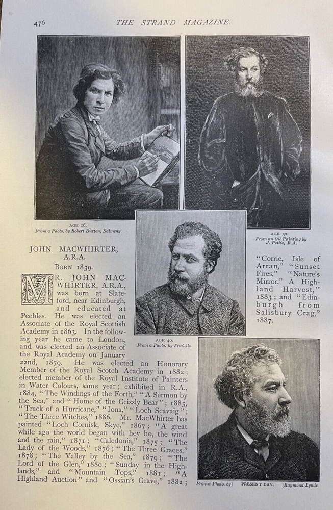 1893 English Artist John McWhirter