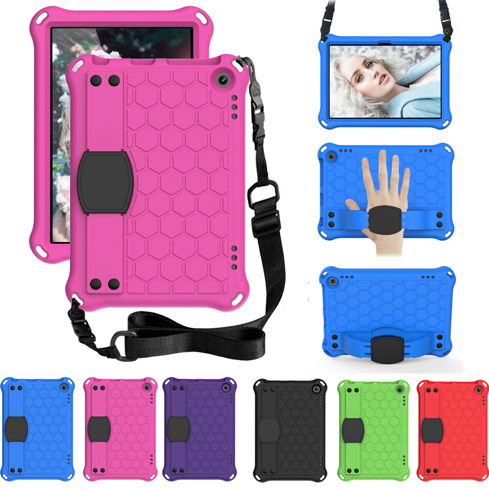 Kids Heavy Duty Shockproof Strap Case For Amazon Fire HD 8 Plus Tablet 2020 2022
