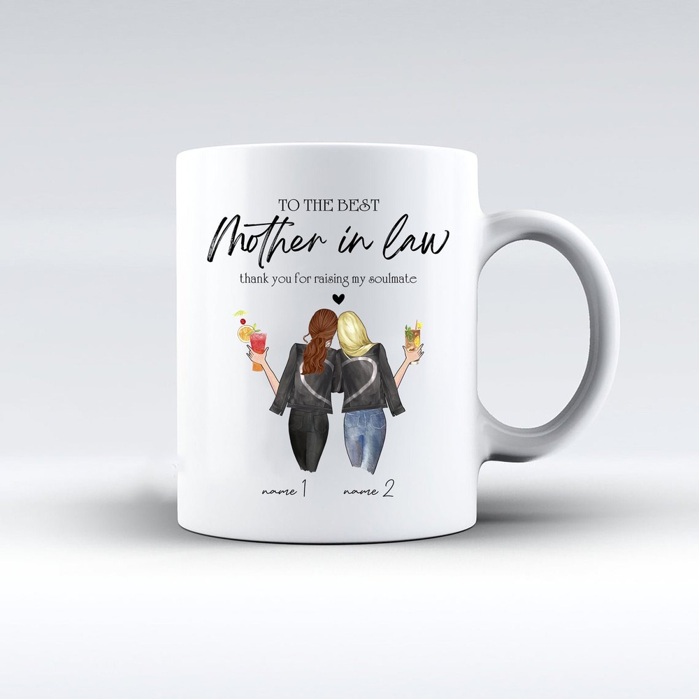 Best Friends Mug Mother In Law Mug Mothers Day Mug Custom Family Mug