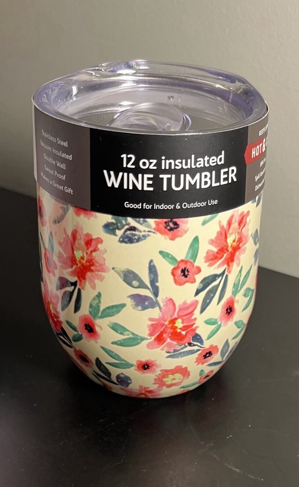 Flowers In Springtime Stainless Steel Tumblers With Lid And Straw